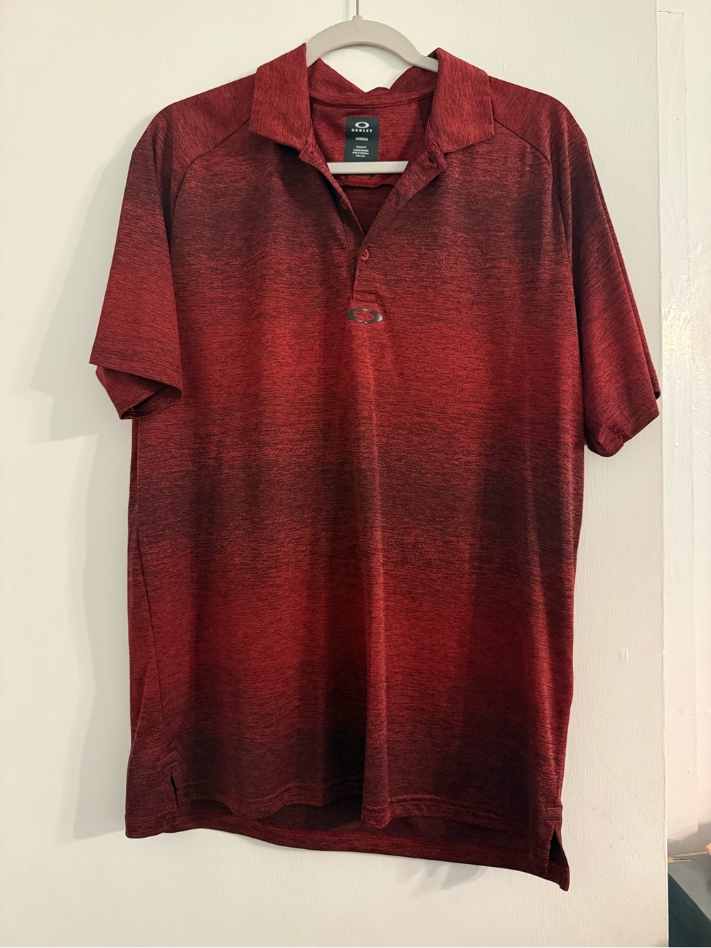 Oakley Men’s Red Heathered Polo Shirt